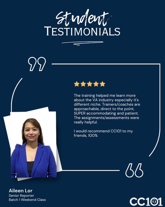 BATCH 1 Weekend - Aileen