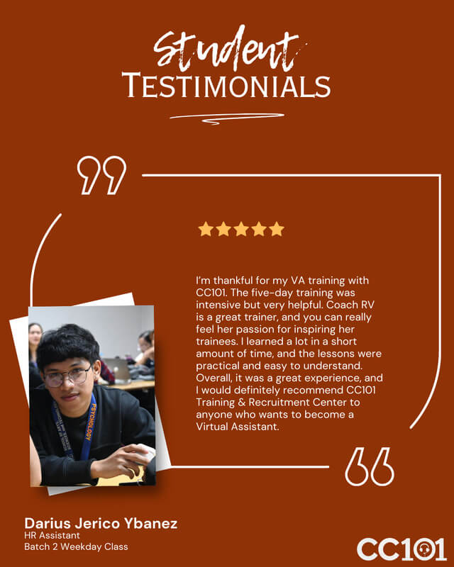 Batch 4 Weekdays Darius